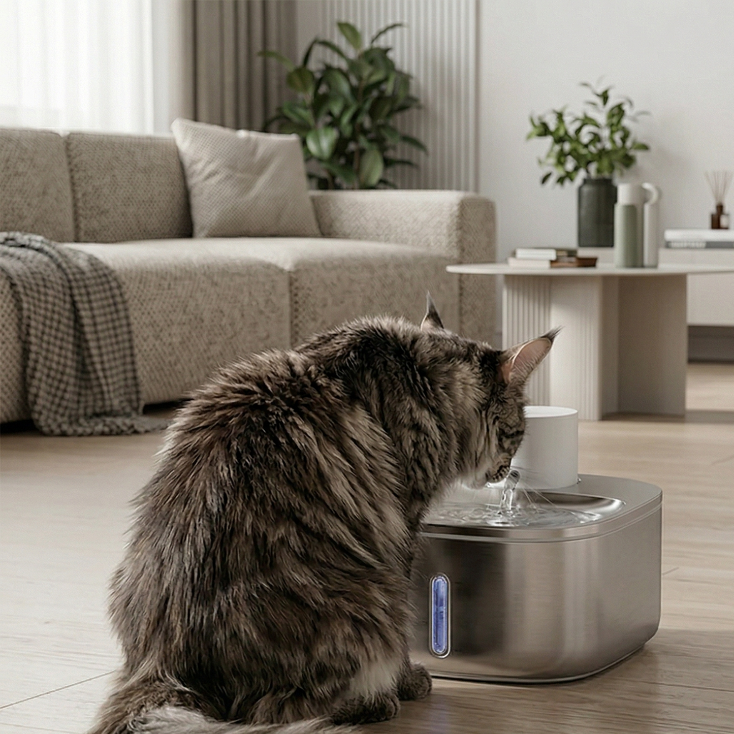 Catvera Motion Sensor Water Fountain - Image 4 (Original)