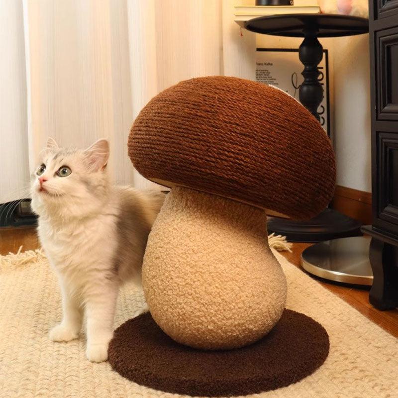 Catvera Mushroom Cat Scratching Tree - Image 26|||PROMPT|||Original clean product image