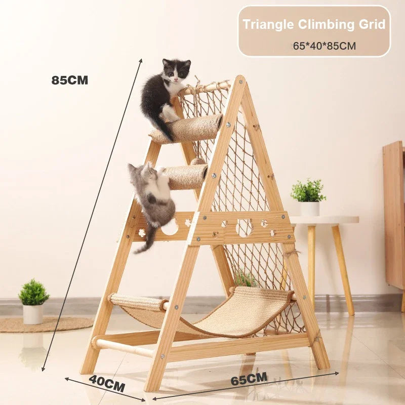 Catvera Space Capsule Cat Climbing Tree - Image 9|||PROMPT|||Original clean product image