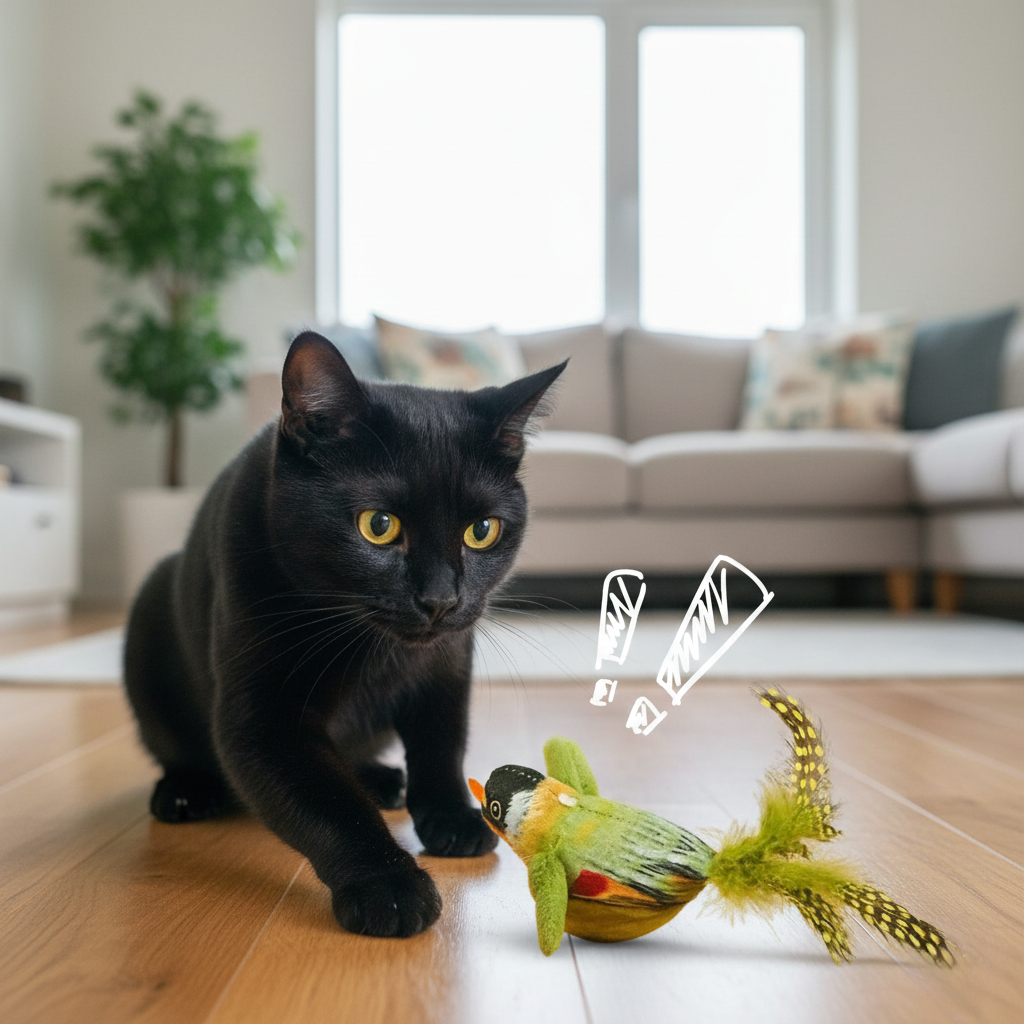 Interaktywna zabawka ptaszek