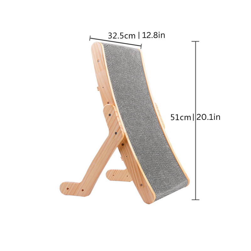 Catvera Wooden Scratcher Ramp
