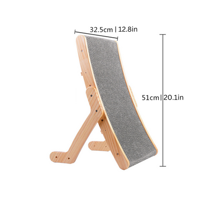 Catvera Wooden Scratcher Ramp