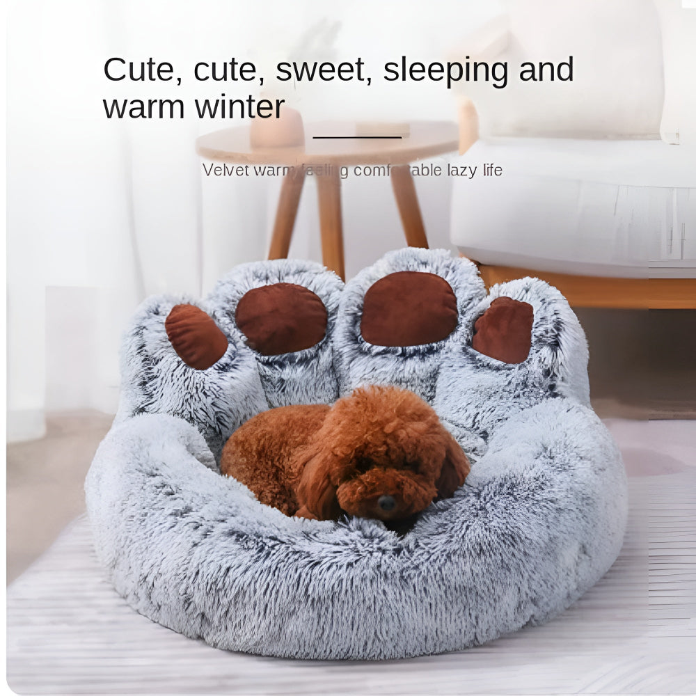 Catvera Paw-Shaped Pet Bed