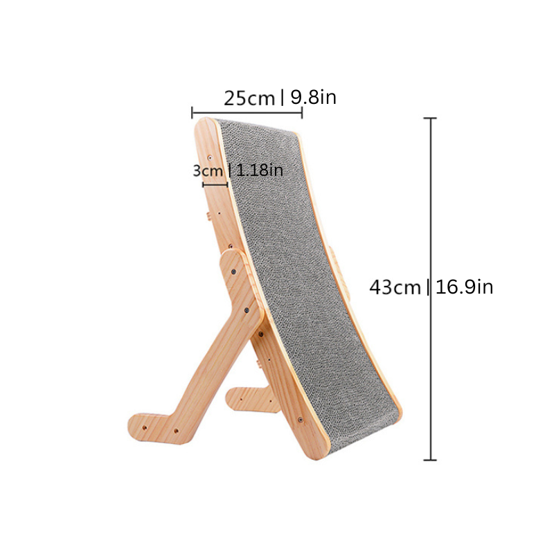 Catvera Wooden Scratcher Ramp