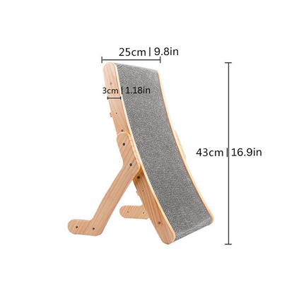 Catvera Wooden Scratcher Ramp