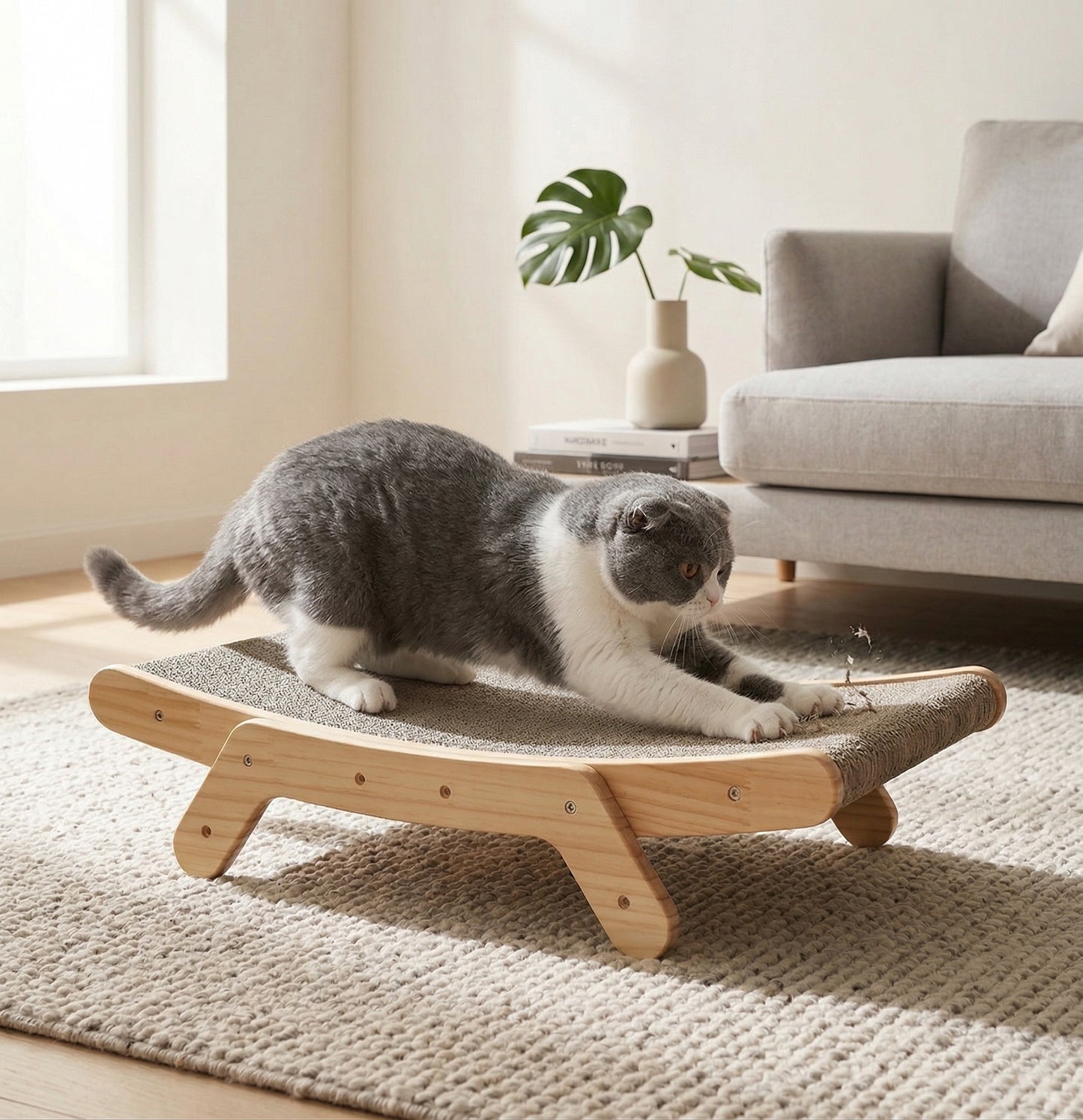 Catvera Wooden Scratcher Ramp
