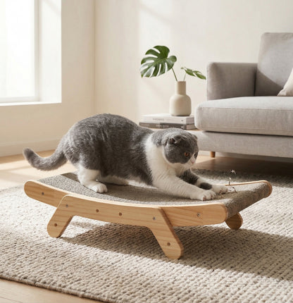 Catvera Wooden Scratcher Ramp