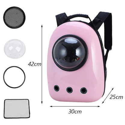Astronaut Bubble Window Pet Travel Backpack - Image 18|||PROMPT|||Original clean product image