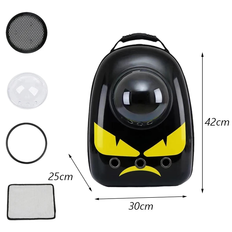 Astronaut Bubble Window Pet Travel Backpack - Image 22|||PROMPT|||Original clean product image