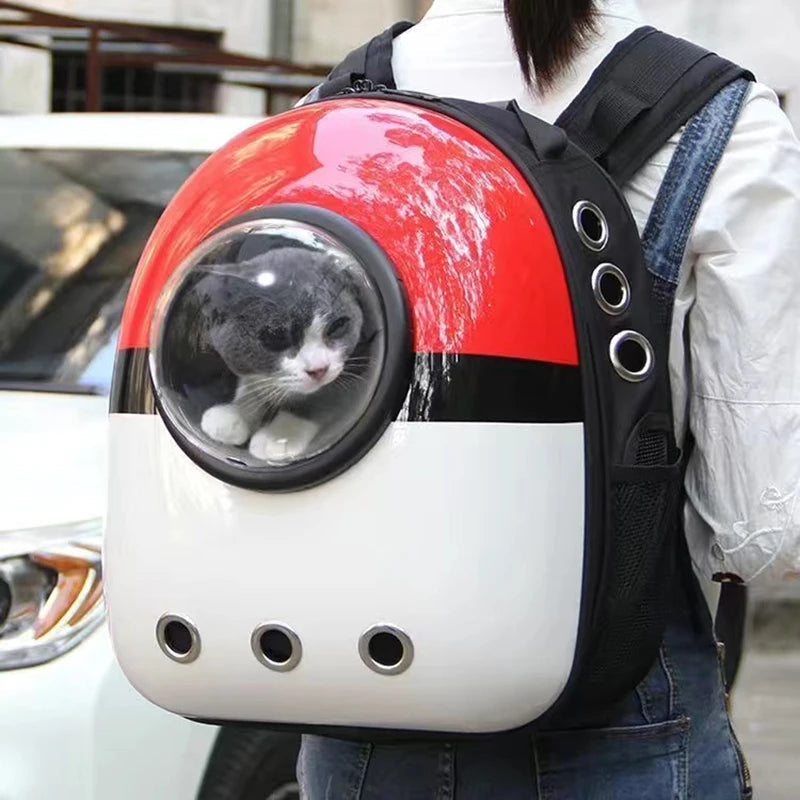 Astronaut Bubble Window Pet Travel Backpack - Image 5|||PROMPT|||Original clean product image