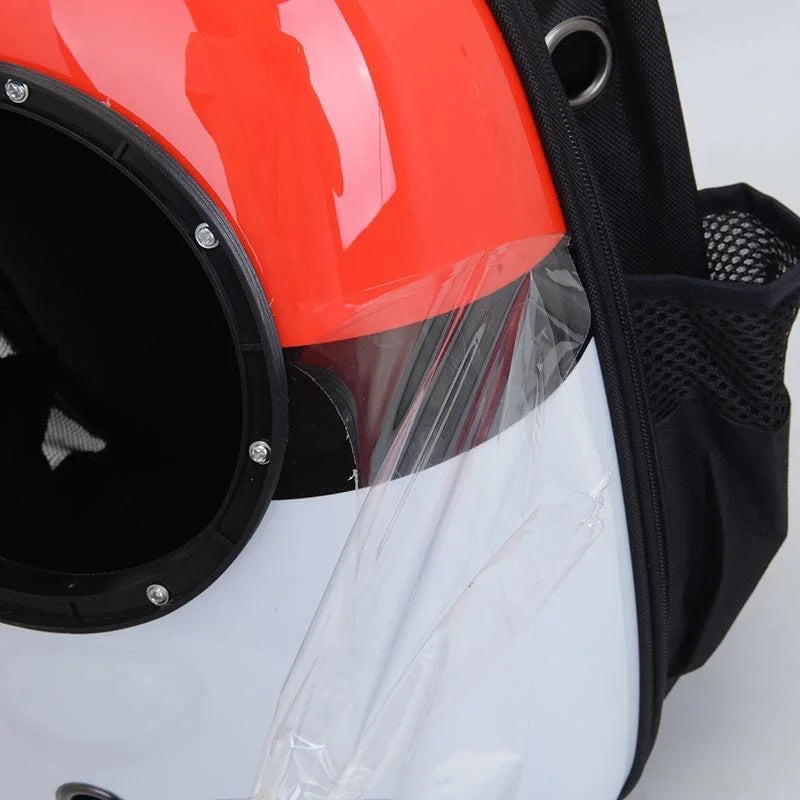 Astronaut Bubble Window Pet Travel Backpack - Image 6|||PROMPT|||Original clean product image