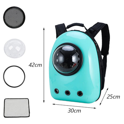 Astronaut Bubble Window Pet Travel Backpack - Image 7|||PROMPT|||Original clean product image