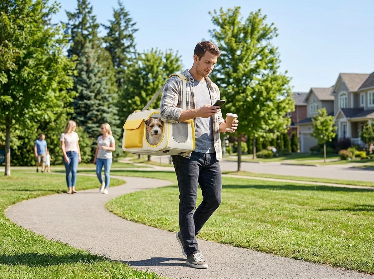 Breathable Capsule Pet Carrier Backpack - Adventure Without the Arm Strain