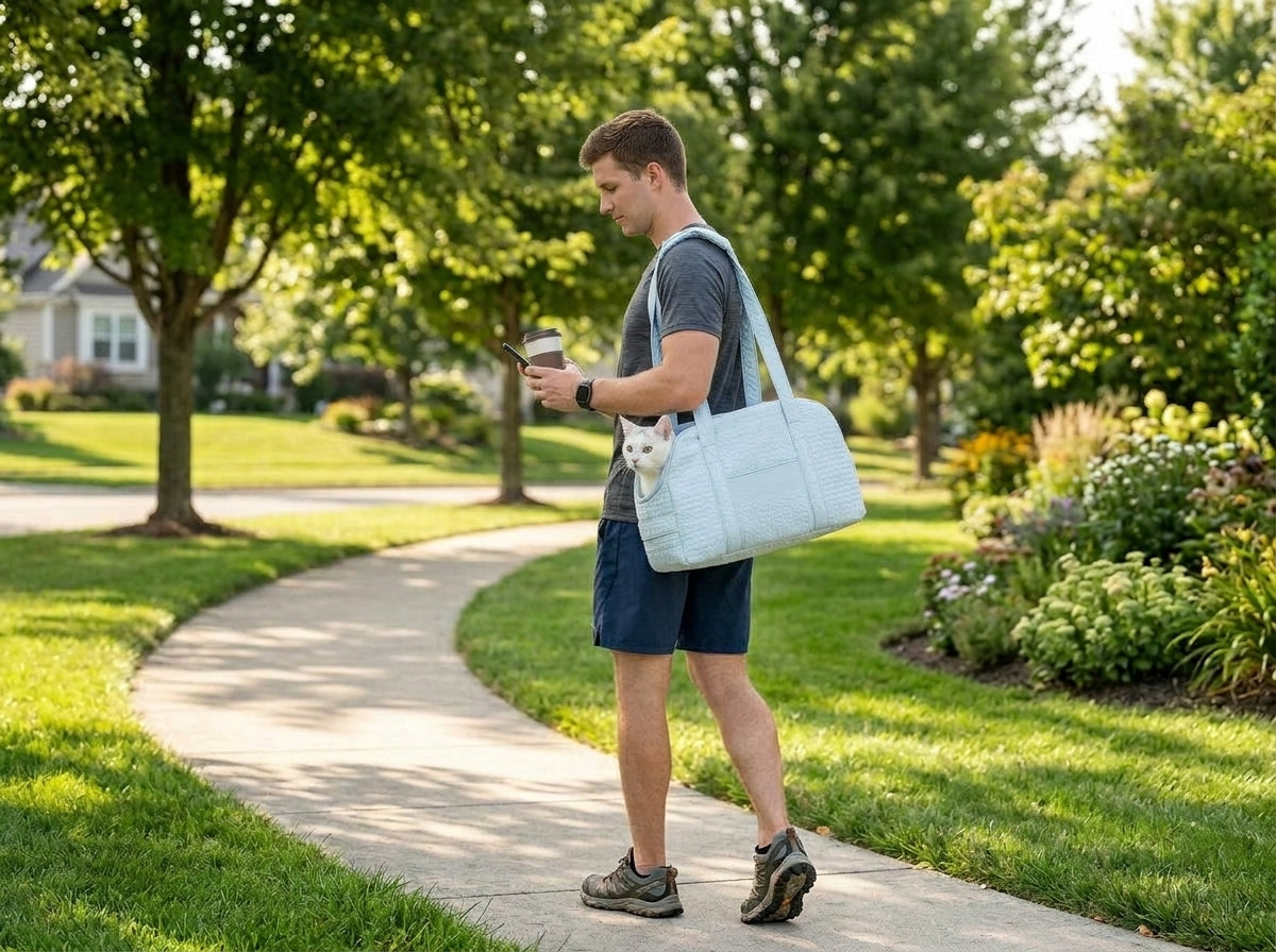 Breathable Mesh Cat Carrier Backpack - Section 2