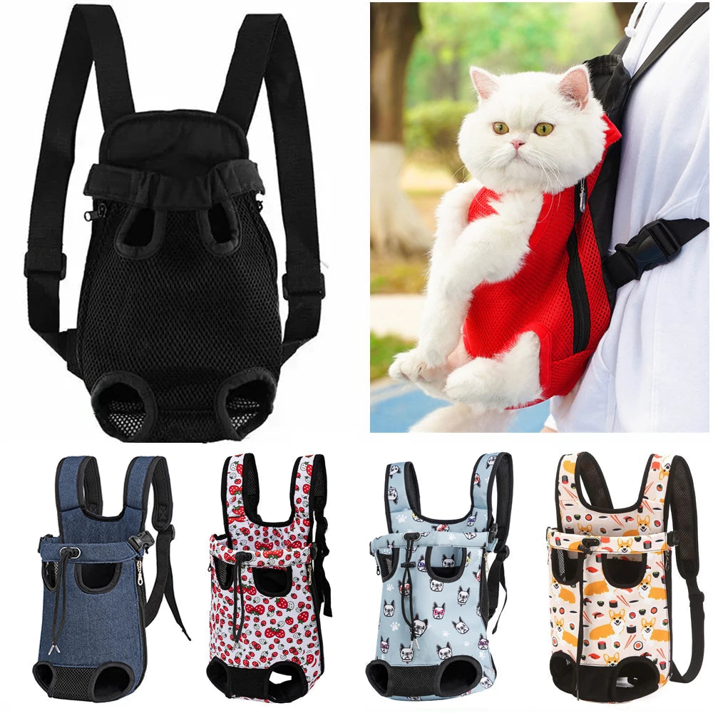Breathable Pet Carrier Backpack with Mesh Windows - Image 1|||PROMPT|||Original clean product image