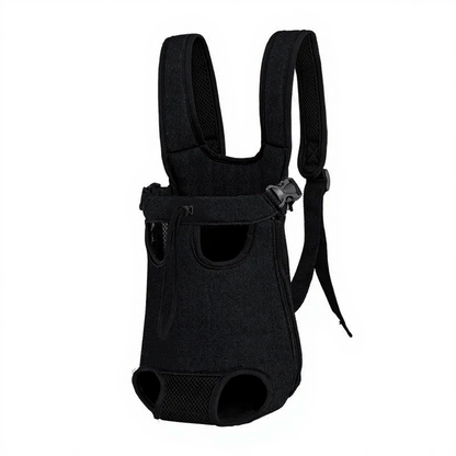 Breathable Pet Carrier Backpack with Mesh Windows - Image 22|||PROMPT|||Cleaned image. Original analysis: Found 1 brand logo/watermark on the product - a small branded emblem visible on the left side of the carrier near the mid-section