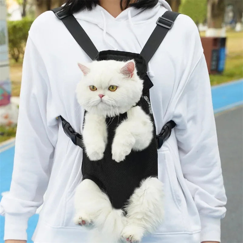 Breathable Pet Carrier Backpack with Mesh Windows - Image 5|||PROMPT|||Original clean product image