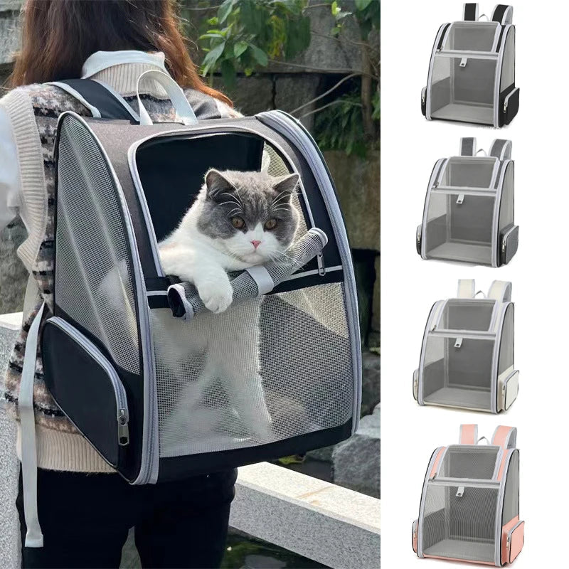 Bubble Window Cat Travel Backpack Carrier - Image 1|||PROMPT|||Original clean product image