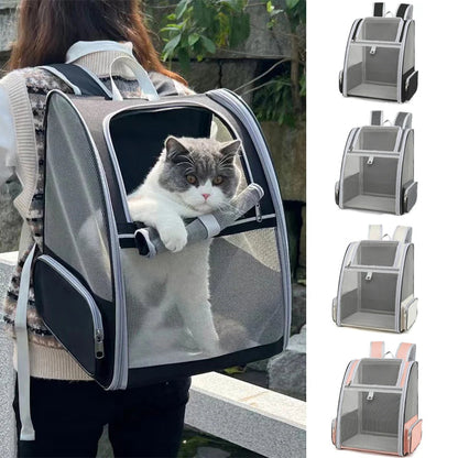 Bubble Window Cat Travel Backpack Carrier - Image 1|||PROMPT|||Original clean product image