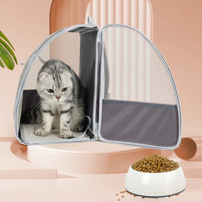Bubble Window Cat Travel Backpack Carrier - Image 4|||PROMPT|||Original clean product image