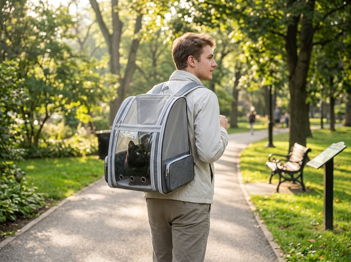 Bubble Window Cat Travel Backpack Carrier - Built to Handle Your Most Adventurous Days