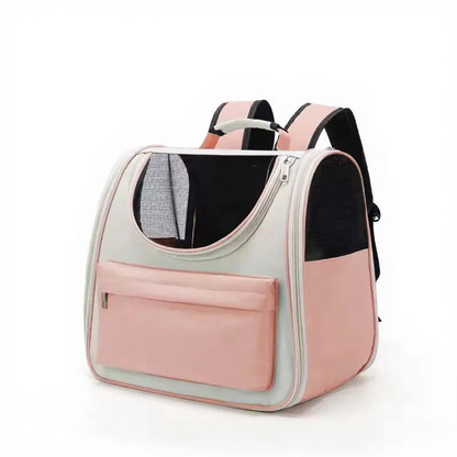 Bubble Window Pet Backpack Carrier - Image 7|||PROMPT|||Cleaned image. Original analysis: Found 1 brand name text printed directly on the product fabric