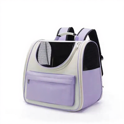 Bubble Window Pet Backpack Carrier - Image 8|||PROMPT|||Cleaned image. Original analysis: Found 1 brand name printed directly on the product fabric