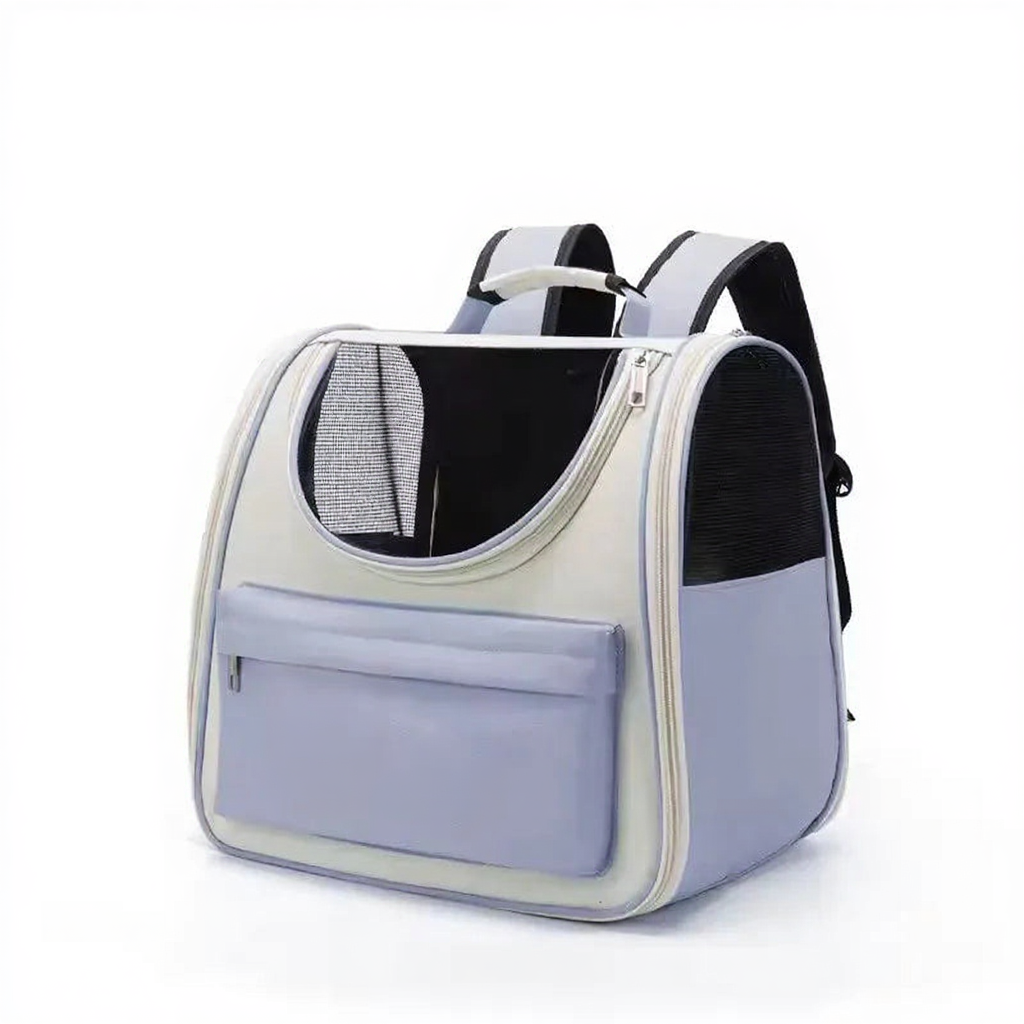 Bubble Window Pet Backpack Carrier - Image 9|||PROMPT|||Cleaned image. Original analysis: found 1 brand name printed directly on the product fabric