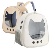 Bubble Window Pet Travel Backpack - Image 1|||PROMPT|||Original clean product image
