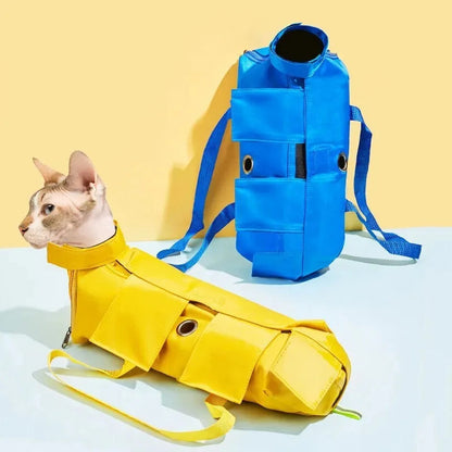 Cat Grooming Restraint Bag for Vet Visits - Image 1|||PROMPT|||Original clean product image