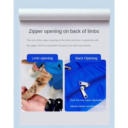 Cat Grooming Restraint Bag for Vet Visits - Image 2|||PROMPT|||Original clean product image