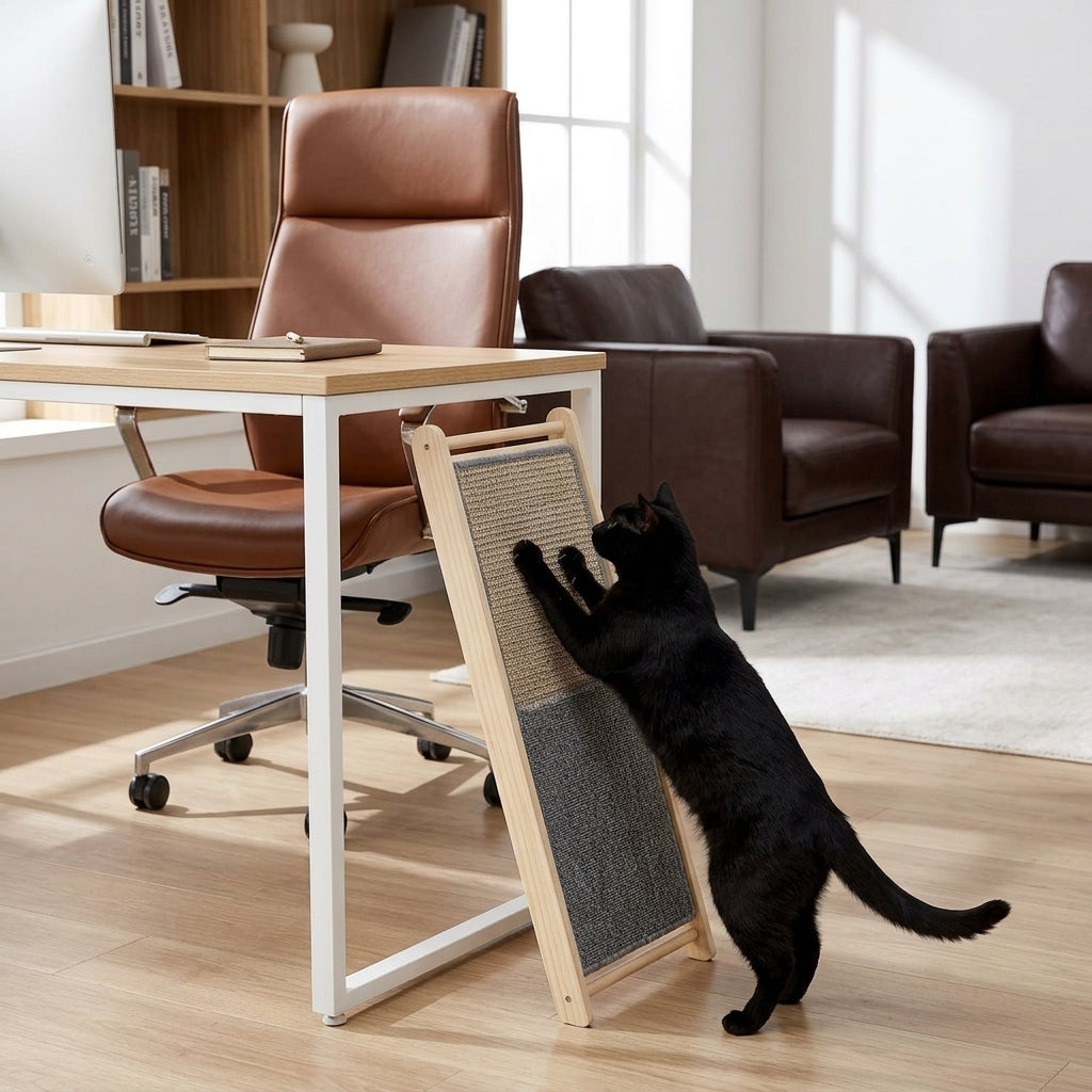 Catvera 3-in-1 Cat Scratch Ramp - Furniture Protection & Home Decor
