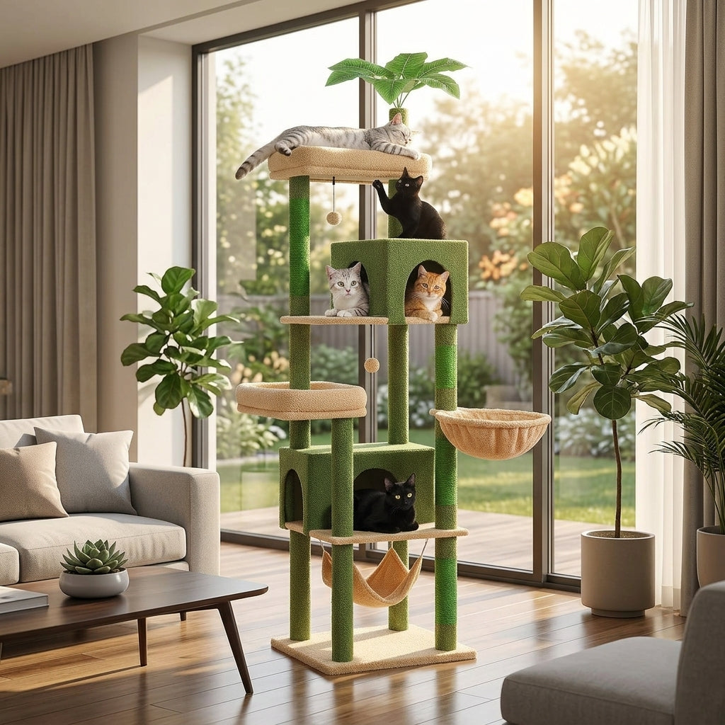 Catvera 6-Level Cat Tree Tower - Main Product Image