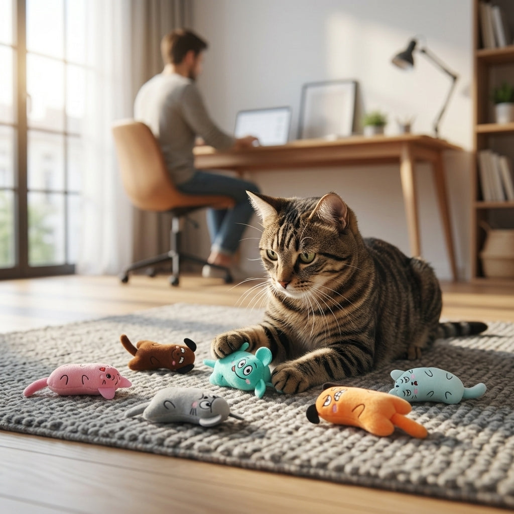 Catvera 6-Piece Catnip Toy Collection - Indoor Cat Entertainment