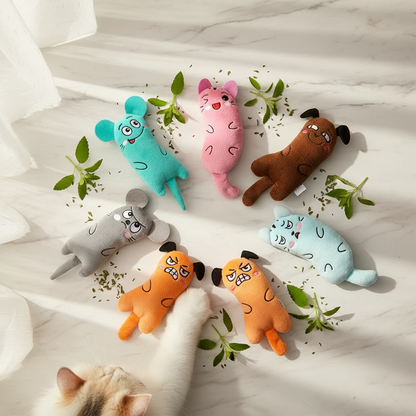 Catvera 6-Piece Natural Catnip Toy Set - Main Product Image