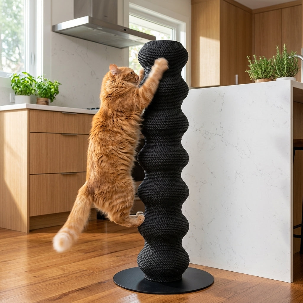 Catvera Adjustable Height Scratching Post - Premium Stability Engineering