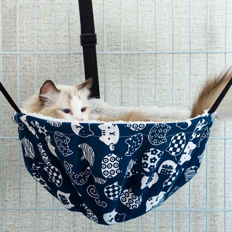 Catvera Adjustable Linen Cat Hammock - Image 7|||PROMPT|||Original clean product image
