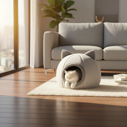 Catvera AMBER Cave Cat Bed - Main Product Image