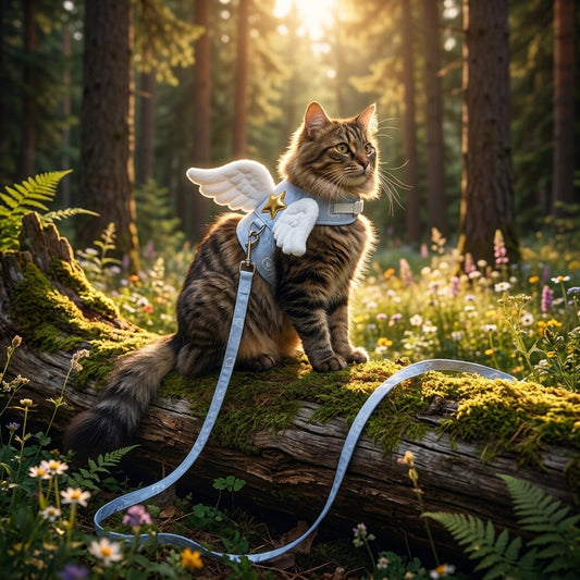 Catvera Angel Wing Cat Harness - Image 1|||PROMPT|||Original clean product image