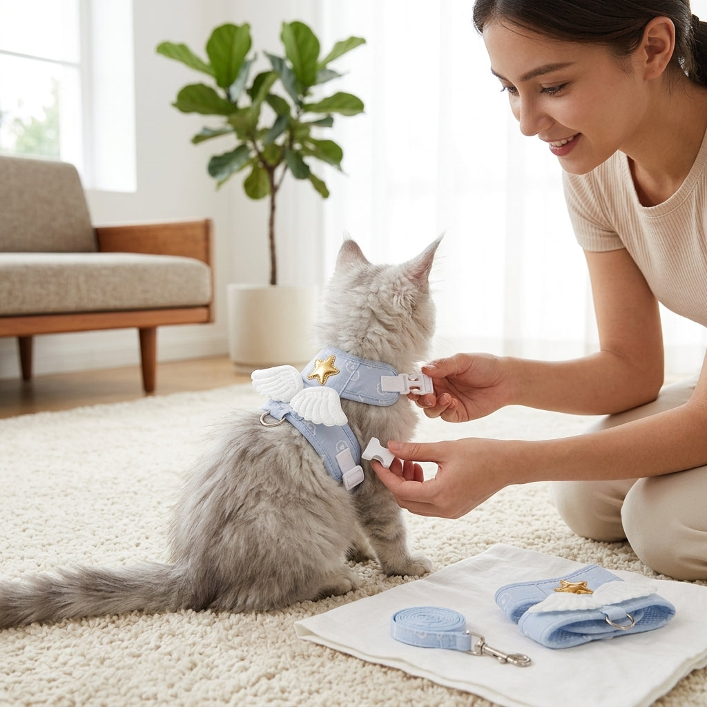 Catvera Angel Wing Cat Harness - Perfect Fit System