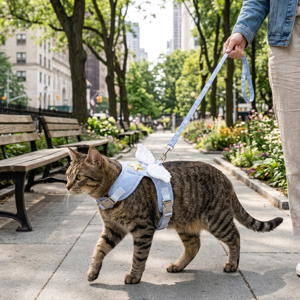Catvera Angel Wing Pet Harness Set - Perfect Fit Technology