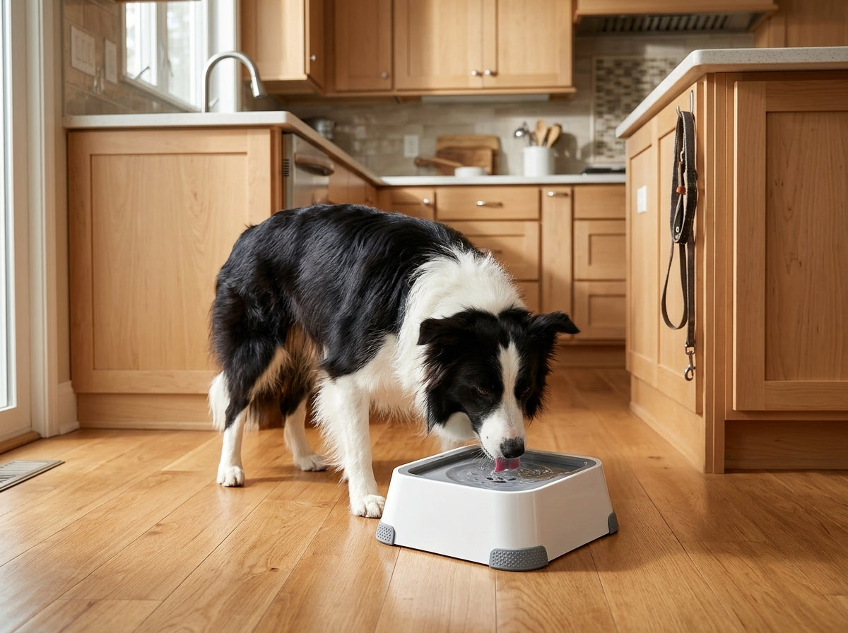 Catvera Anti-Splash Floating Water Bowl - Stable Spill-Free Design