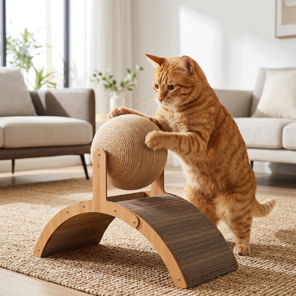 Catvera Arch Bridge Scratch Tower - Interactive Play & Exercise