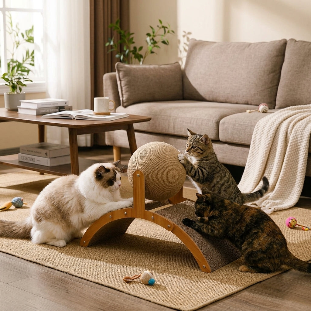 Catvera Arch Bridge Scratch Tower - Multi-Surface Scratching Experience