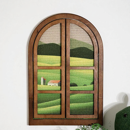 Catvera Artistic Window Cat Scratcher - Image 3|||PROMPT|||Cleaned image. Original analysis: found 1 watermark text overlay 'MEWCATS' in white at the top left corner of the image