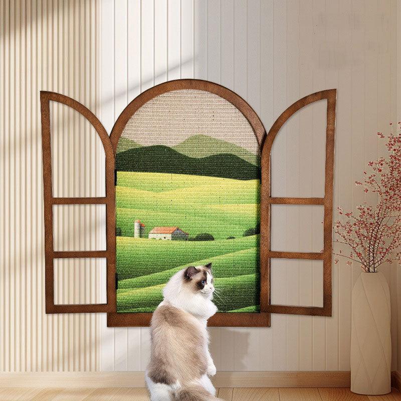 Catvera Artistic Window Cat Scratcher - Image 4|||PROMPT|||Original clean product image