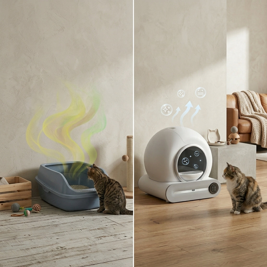 Catvera Auto Self-Cleaning Litter Box - Advanced Odor Management