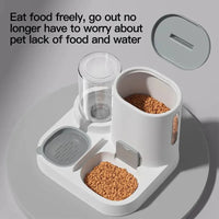 Catvera Automatic Dual Bowl Pet Feeder - Image 1|||PROMPT|||Original clean product image