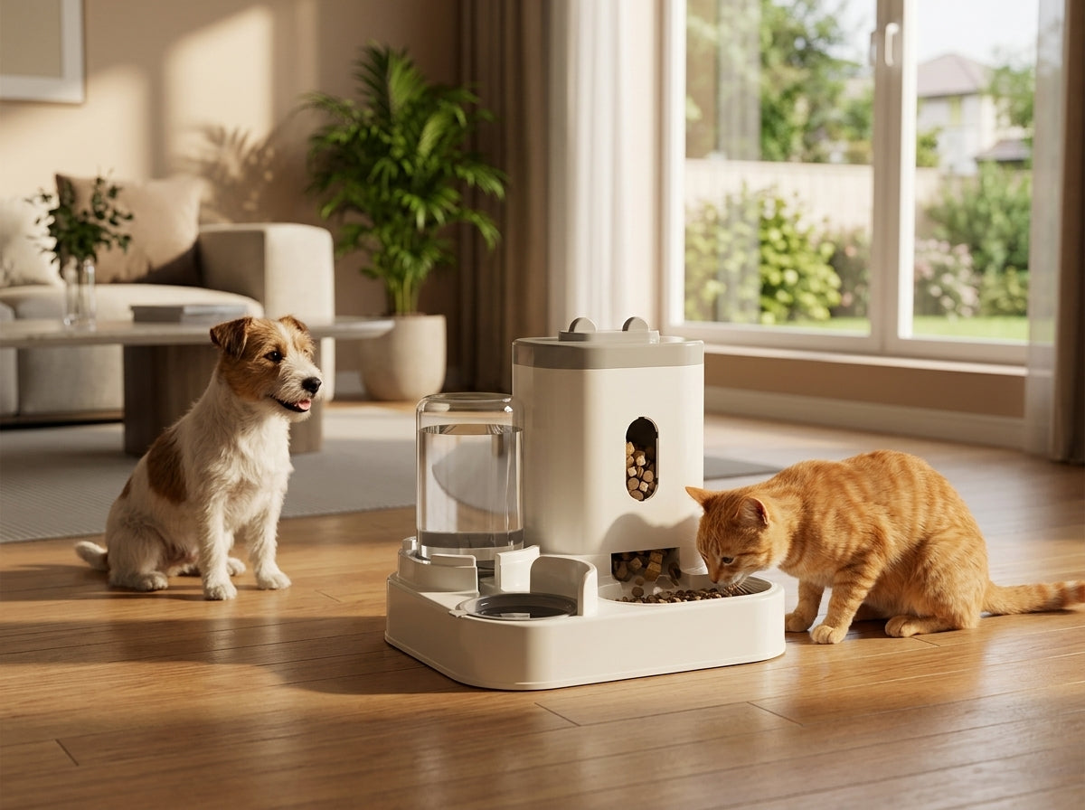 Catvera Automatic Pet Feeder Water System - Extended Pet Care Freedom