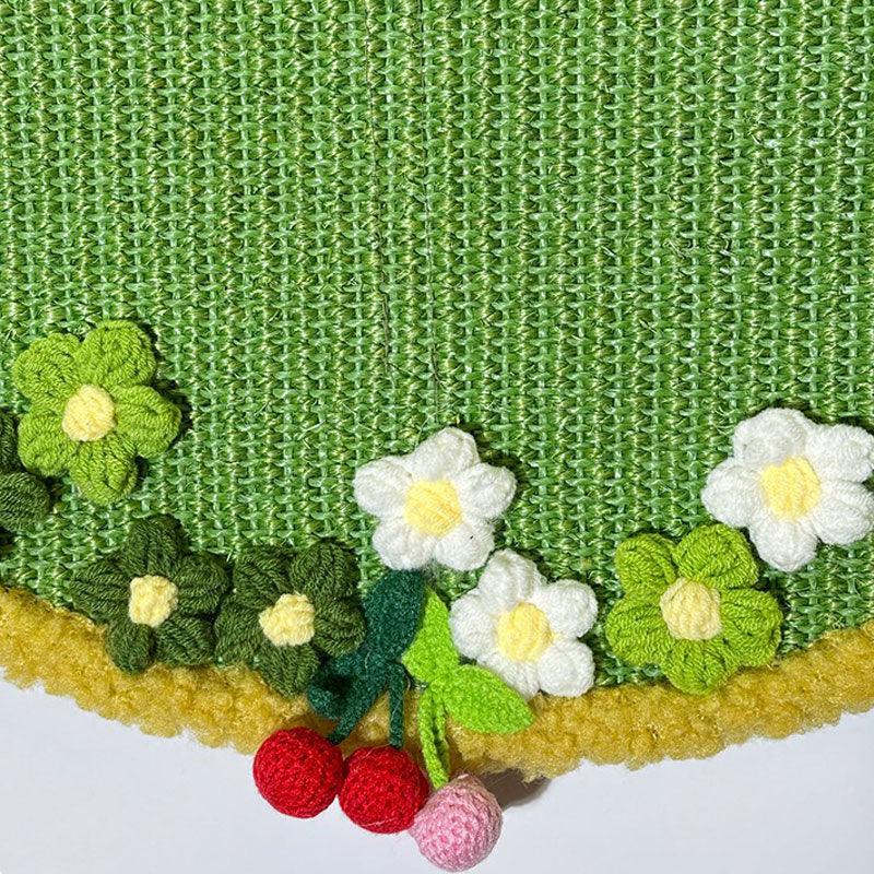 Catvera Blooming Garden Scratch Mat - Image 15|||PROMPT|||Original clean product image